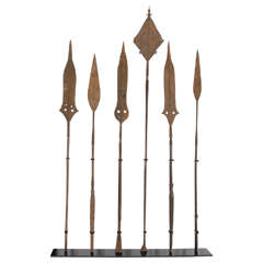 Vintage African Ceremonial Spears